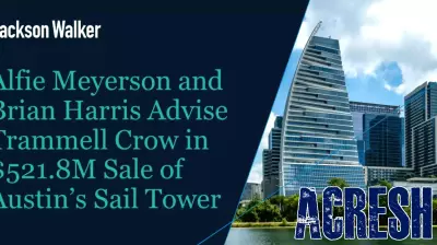 Major Office Property Transaction in Austin: Sail Tower Sold for $521.8 Million